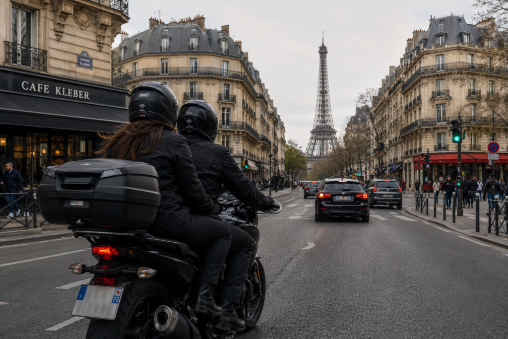 Aller à Austerlitz en taxi moto - combien de temps ?